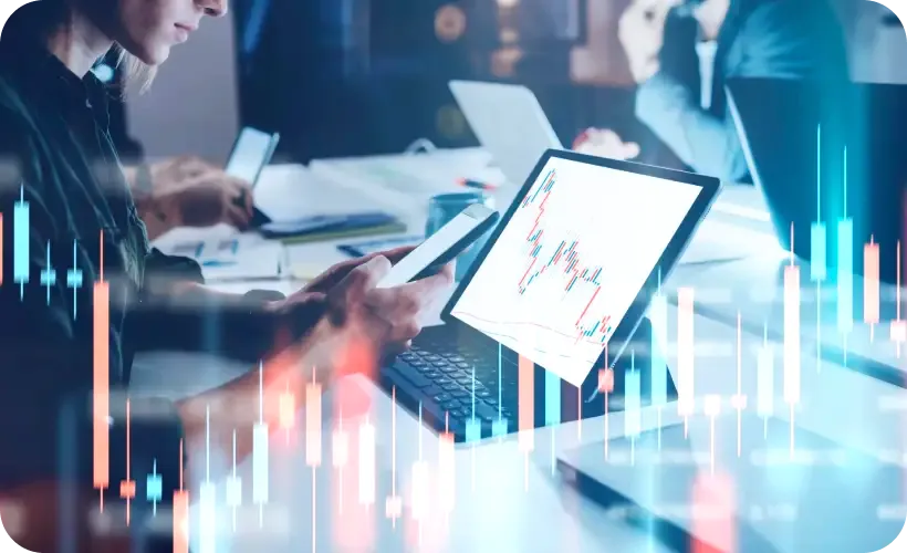 Burza Činnostín AI finanční nástroje